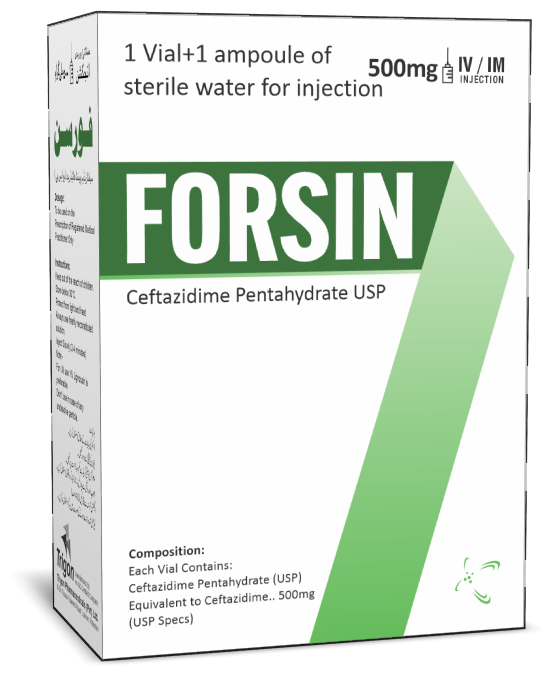 ForsinDry Powder Injection  500mg